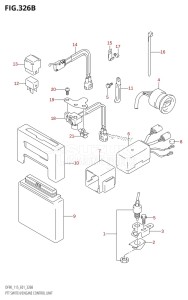 DF115Z From 11501Z-980001 (E01 E40)  2009 drawing PTT SWITCH /​ ENGINE CONTROL UNIT (K4,K5,K6,K7,K8,K9,K10,011)