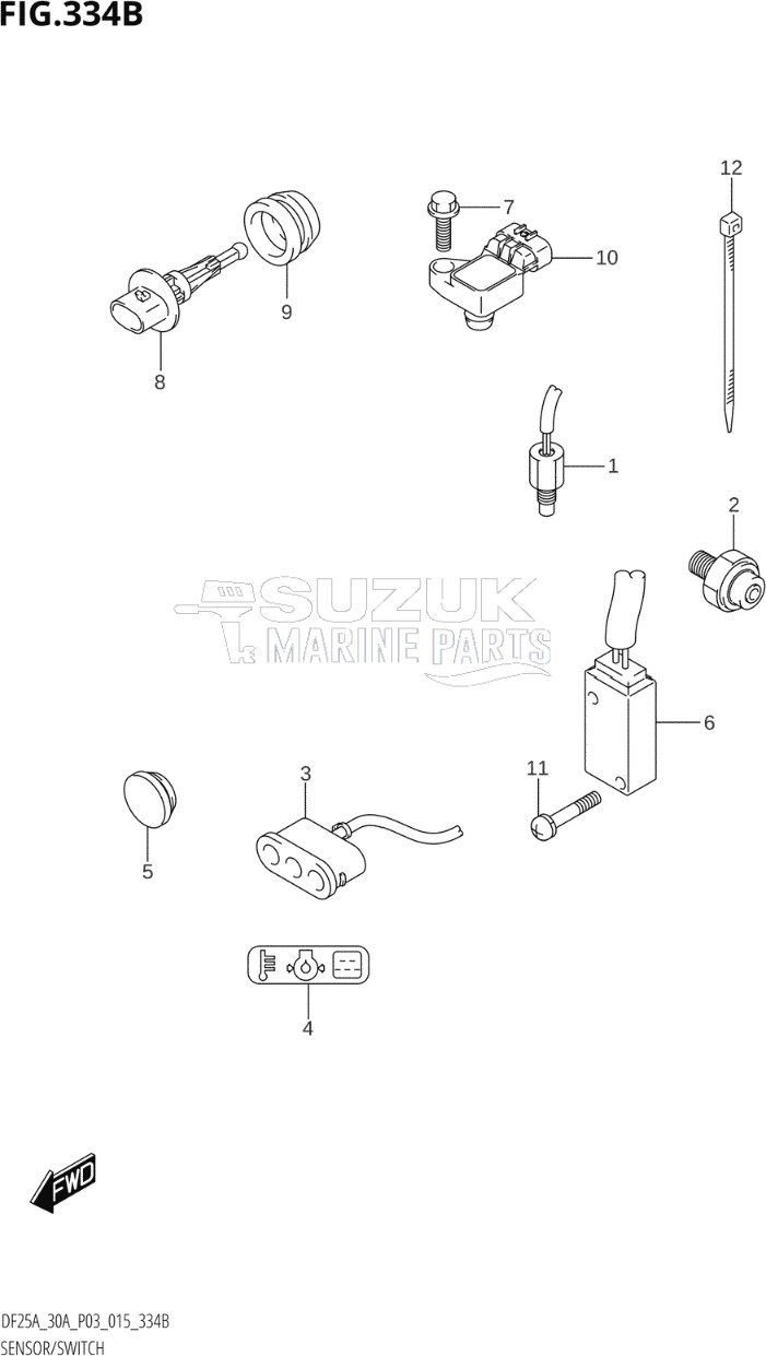 SENSOR / SWITCH (DF25AR:P03)