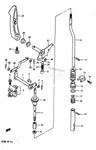 DT30 From 03001-408067 till 411086 ()  1985 drawing CLUTCH