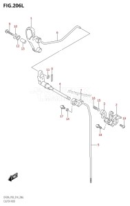 DF9.9B From 00995F-410001 (P03)  2014 drawing CLUTCH ROD (DF20ATH:P03)