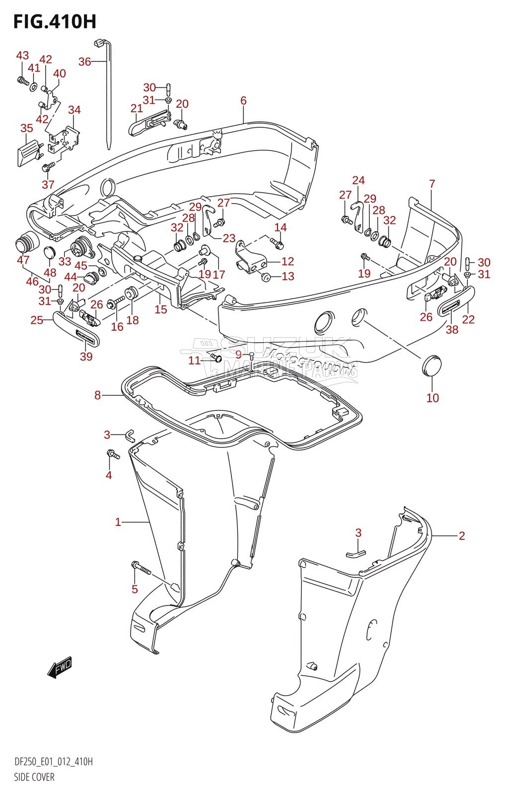 SIDE COVER (DF225Z:E40:(X-TRANSOM,XX-TRANSOM))