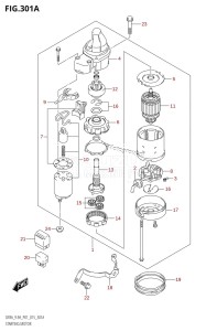 DF9.9A From 00994F-510001 (P01)  2015 drawing STARTING MOTOR