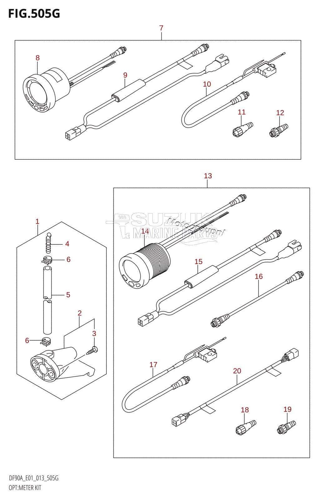 OPT:METER KIT (DF90A:E01)