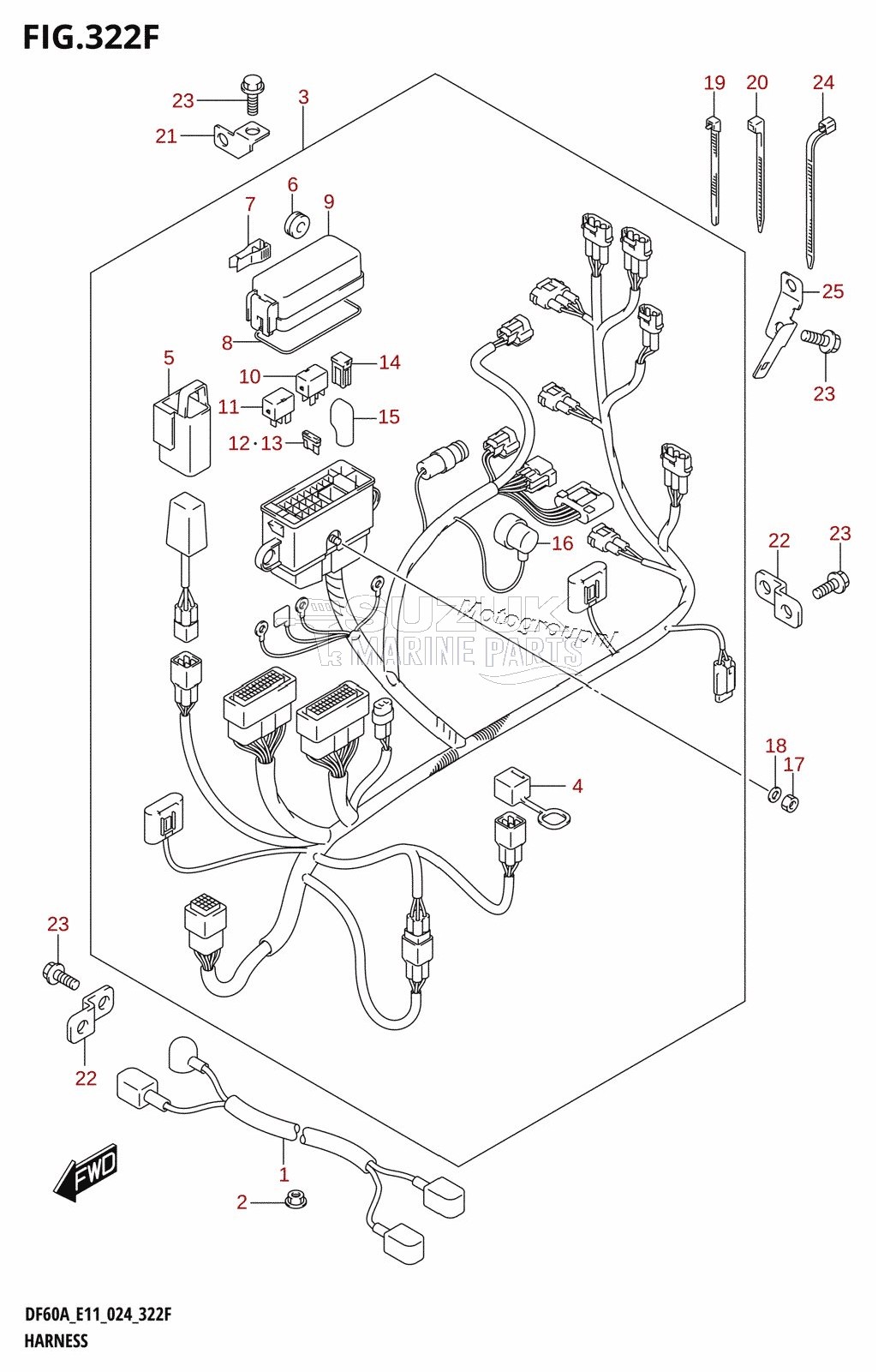 HARNESS (DF40AQH)