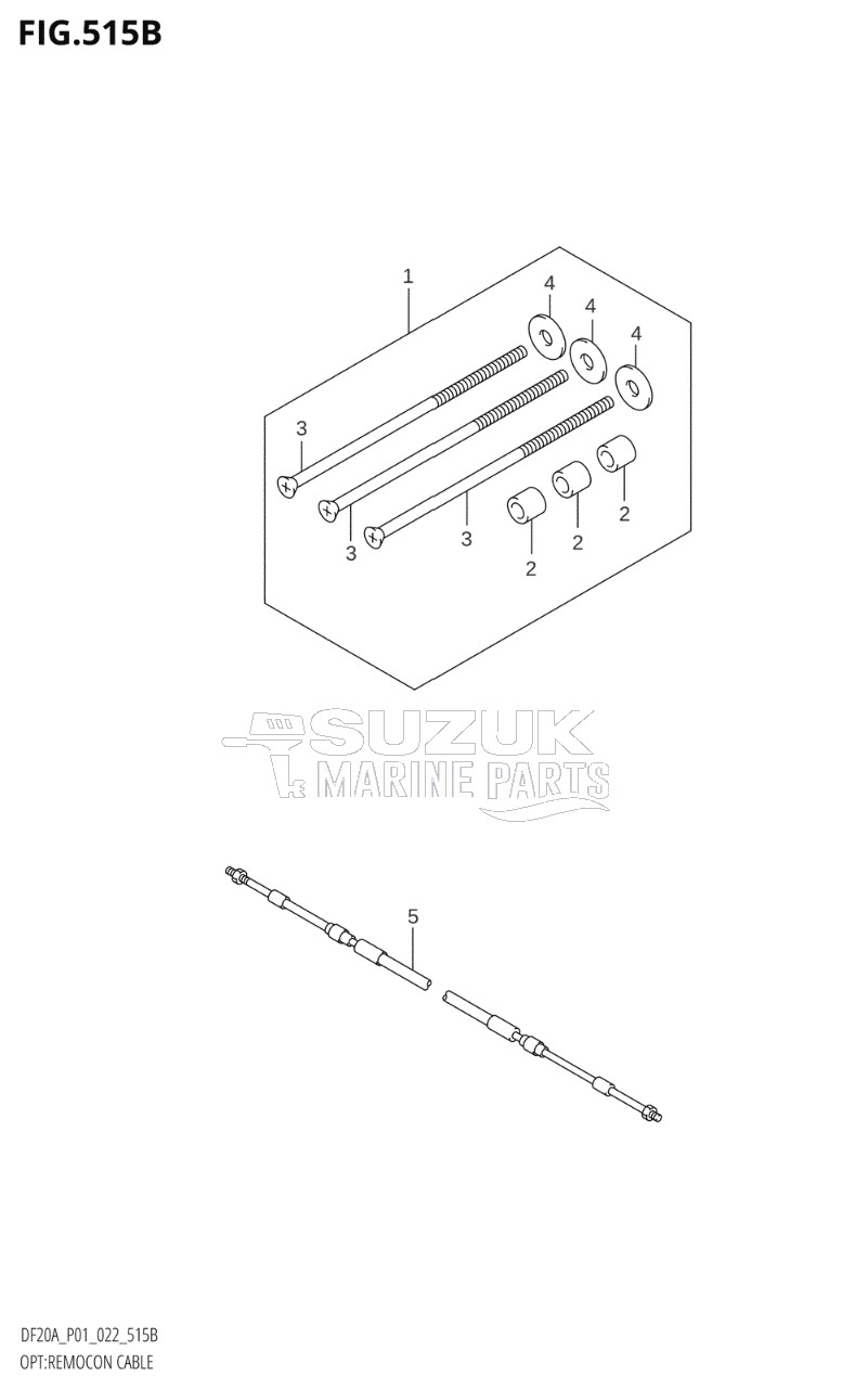 OPT:REMOCON CABLE (DF20A,DF20AR,DF20AT)