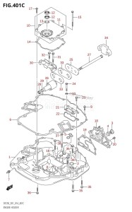 DF225T From 22503F-410001 (E01 E40)  2014 drawing ENGINE HOLDER (DF200Z:E01)