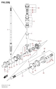 DF200 From 20002F-710001 (E01 E40)  2017 drawing TRANSMISSION (DF250T:E01)