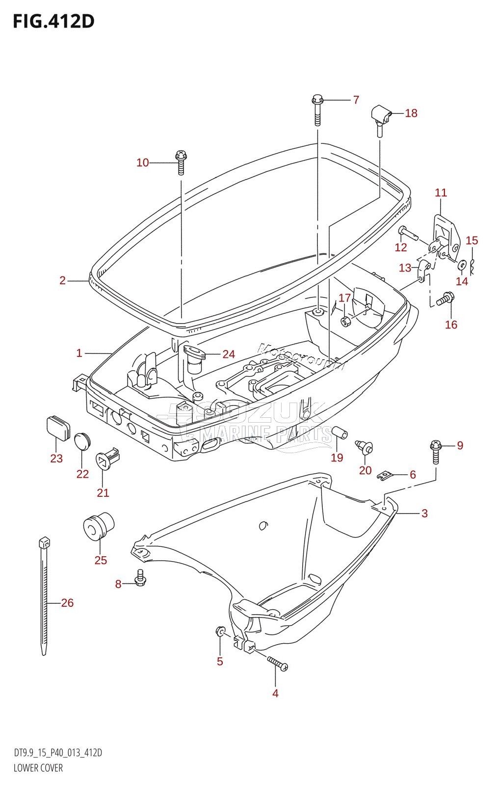 LOWER COVER (DT15:P40)