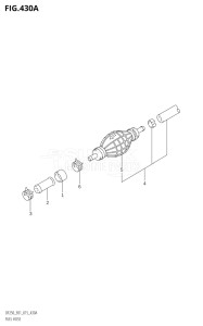 20002Z-510001 (2005) 200hp E01 E40-Gen. Export 1 - Costa Rica (DF200Z) DF200Z drawing FUEL HOSE