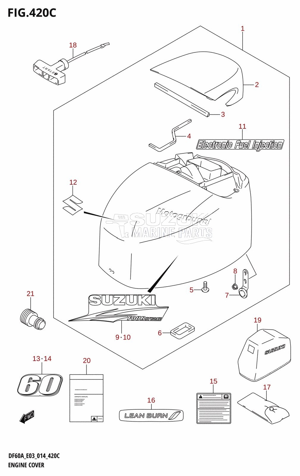 ENGINE COVER (DF60A)