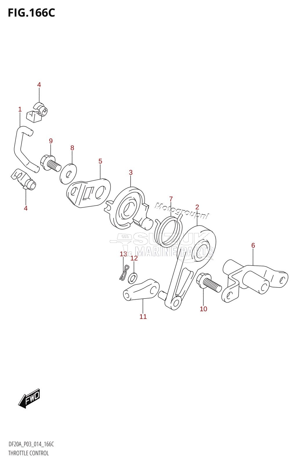 THROTTLE CONTROL (DF15AR:P03)