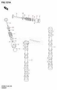 DF140BT From 14005F-440001 (E11 - E40)  2024 drawing CAMSHAFT