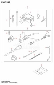 DF8A From 00801F-410001 (P01)  2014 drawing OPT:ELECTRICAL (MANUAL STARTER) (DF8A,DF9.9A)