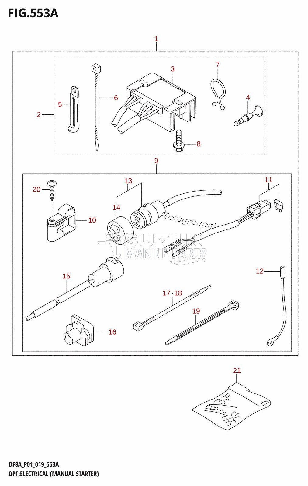 OPT:ELECTRICAL (MANUAL STARTER) (DF8A,DF9.9A)