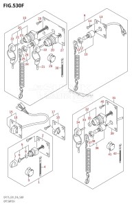 DF175TG From 17502F-610001 (E01 E40)  2016 drawing OPT:SWITCH (DF150Z:E40)