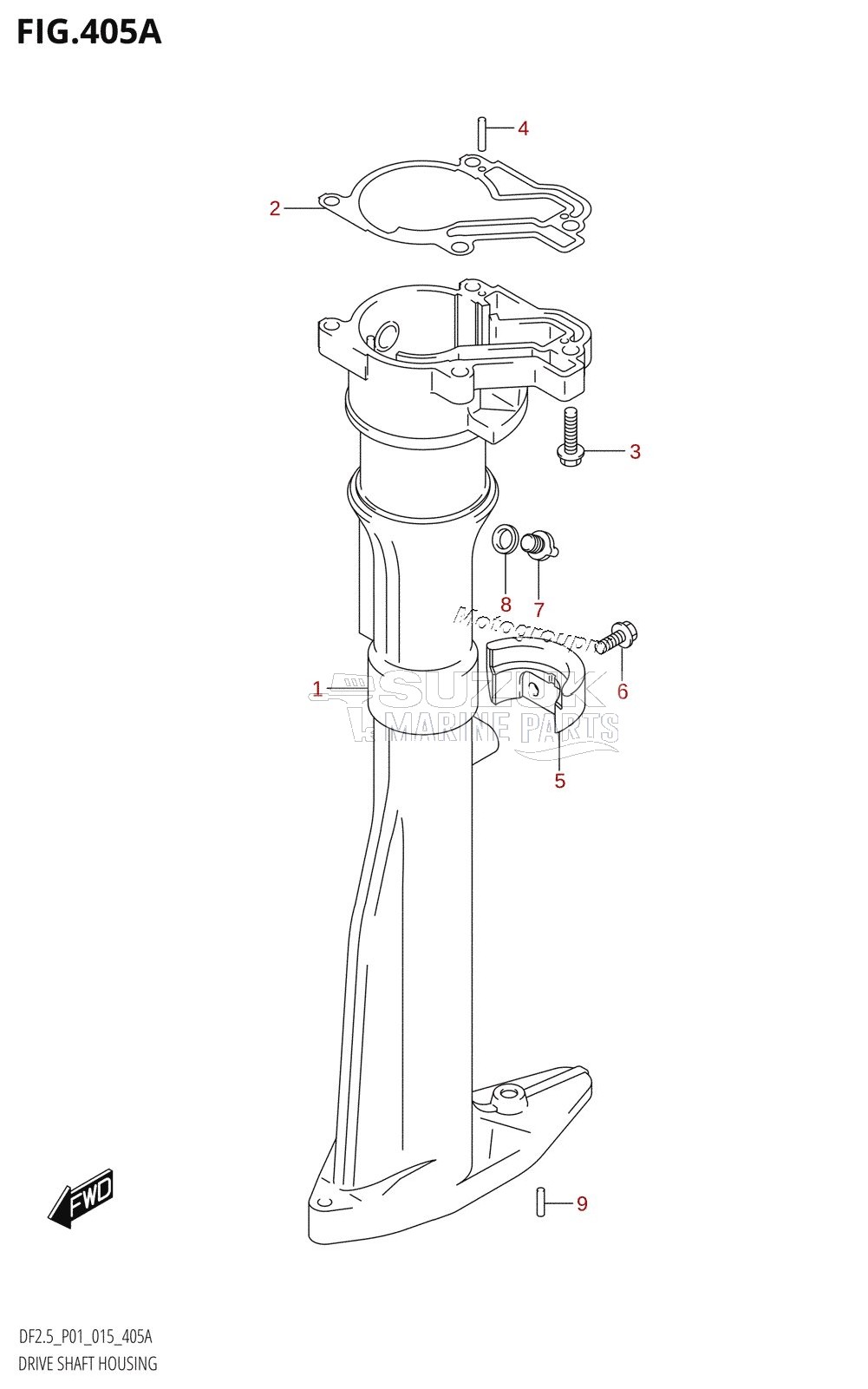 DRIVE SHAFT HOUSING (S-TRANSOM)