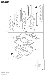 DF300A From 30002P-310001 (E40)  2013 drawing OPT:GASKET SET (DF300A:E01)