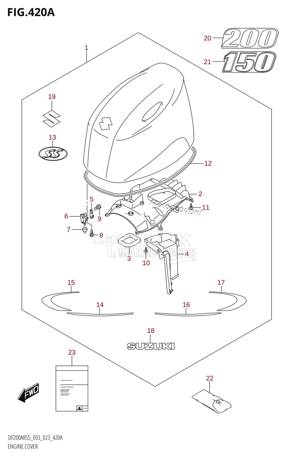 ENGINE COVER (020,021,022)