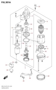 DF9.9A From 00994F-510001 (P03)  2015 drawing STARTING MOTOR