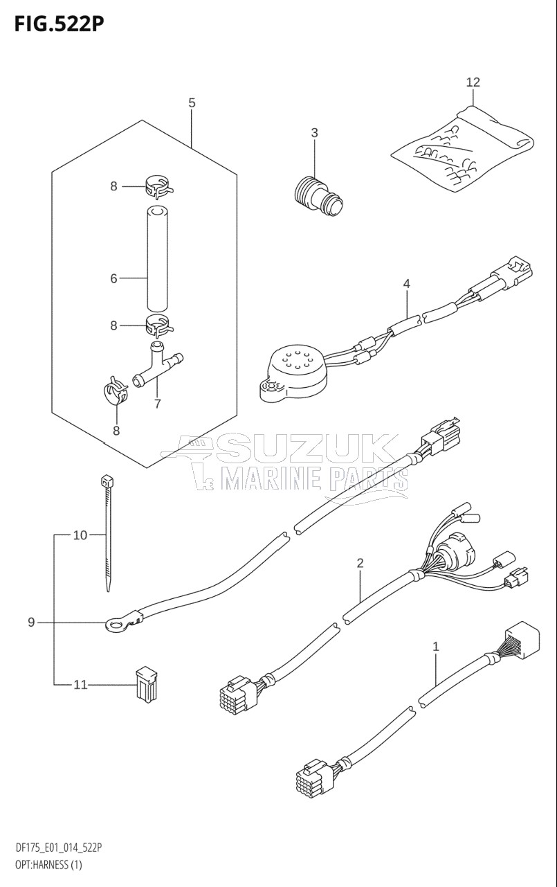 OPT:HARNESS (1) (DF175Z:E40)