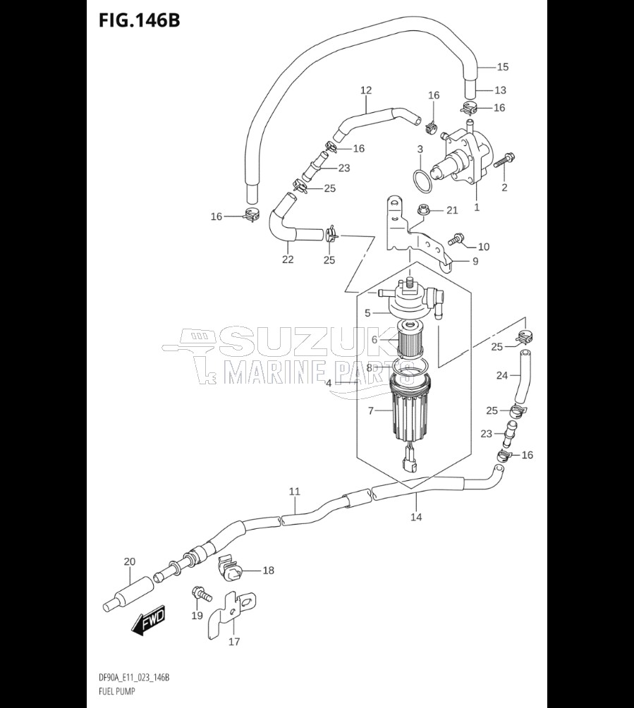 FUEL PUMP (020:DF100B)