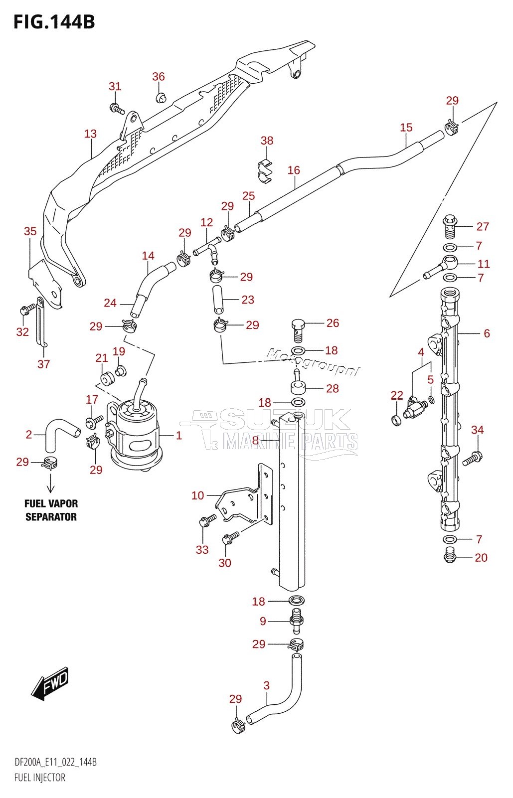 FUEL INJECTOR (E40)