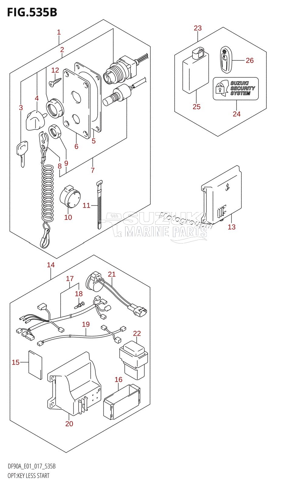 OPT:KEY LESS START (DF80A:E01)