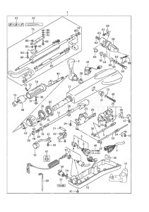 Outboard DF 115A drawing Tiller Handle