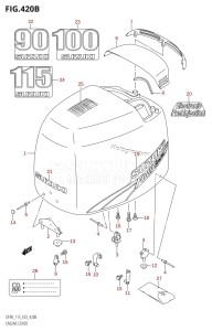 DF115T From 11502F-110001 (E03)  2011 drawing ENGINE COVER (K3,K4,K5,K6,K7,K8,K9)