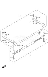 Outboard DF 150 drawing Tie Rod