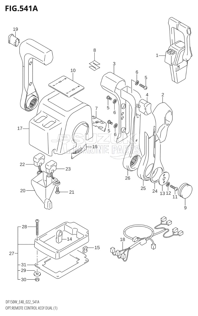 OPT:REMOTE CONTROL ASSY DUAL (1)