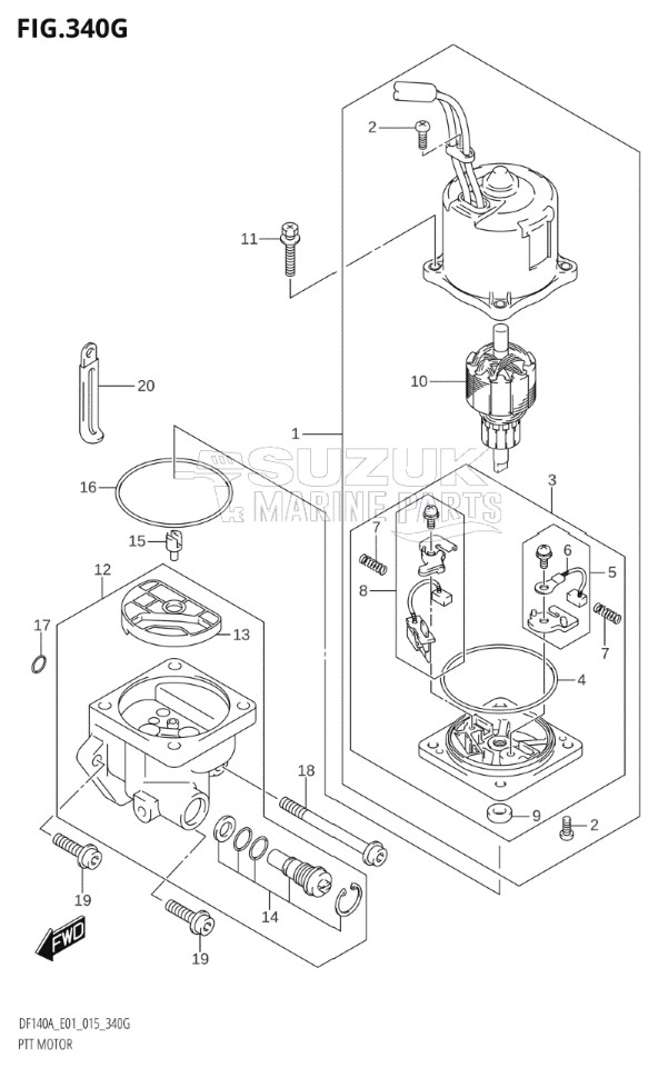 PTT MOTOR (DF140AT:E40)