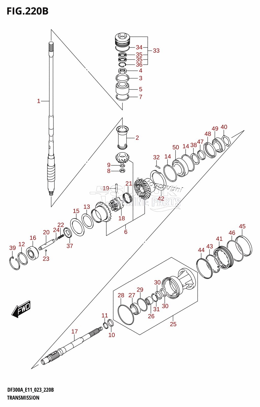 TRANSMISSION ((022,023):(DF300A,DF250A))