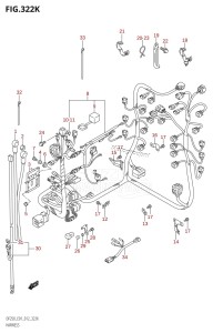 DF250 From 25003F-210001 (E01 E40)  2012 drawing HARNESS (DF250T:E40)