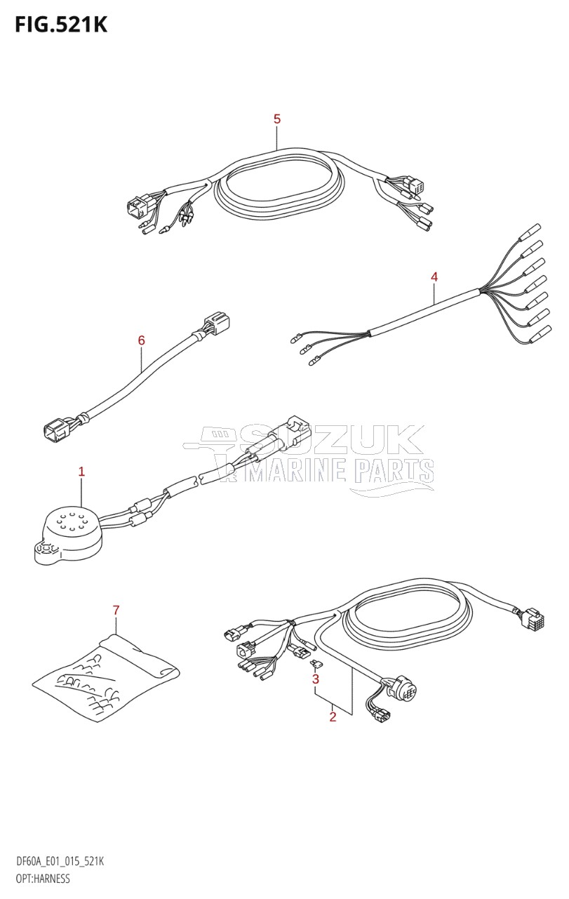 OPT:HARNESS (DF60AQH:E40)