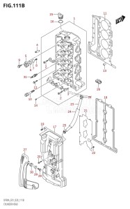 DF80A From 08002F-240001 (E01 E40)  2022 drawing CYLINDER HEAD (DF90AWQH,DF100B)