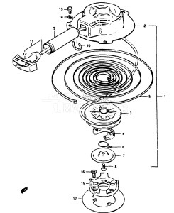 DT4 From d-10001 ()  1983 drawing STARTER