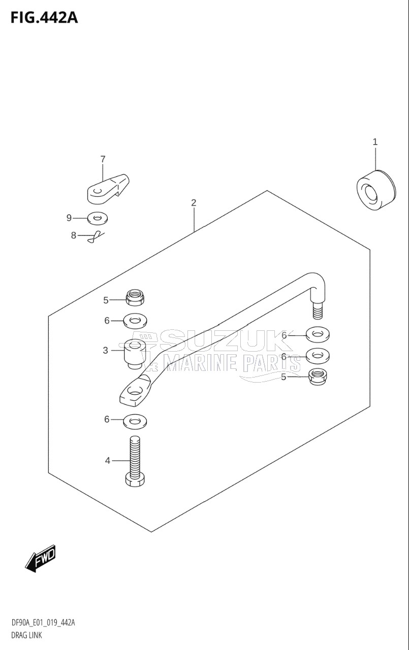 DRAG LINK (DF70A,DF80A,DF90A,DF100B)