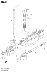 DF140 From 14002Z-110001 (E01 E40)  2011 drawing TRANSMISSION