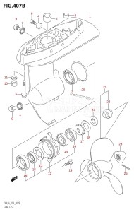 DF4 From 00402F-110001 (P03)  2011 drawing GEAR CASE (DF4:(K4,K5,K6,K7,K8,K9,K10,011),DF6)