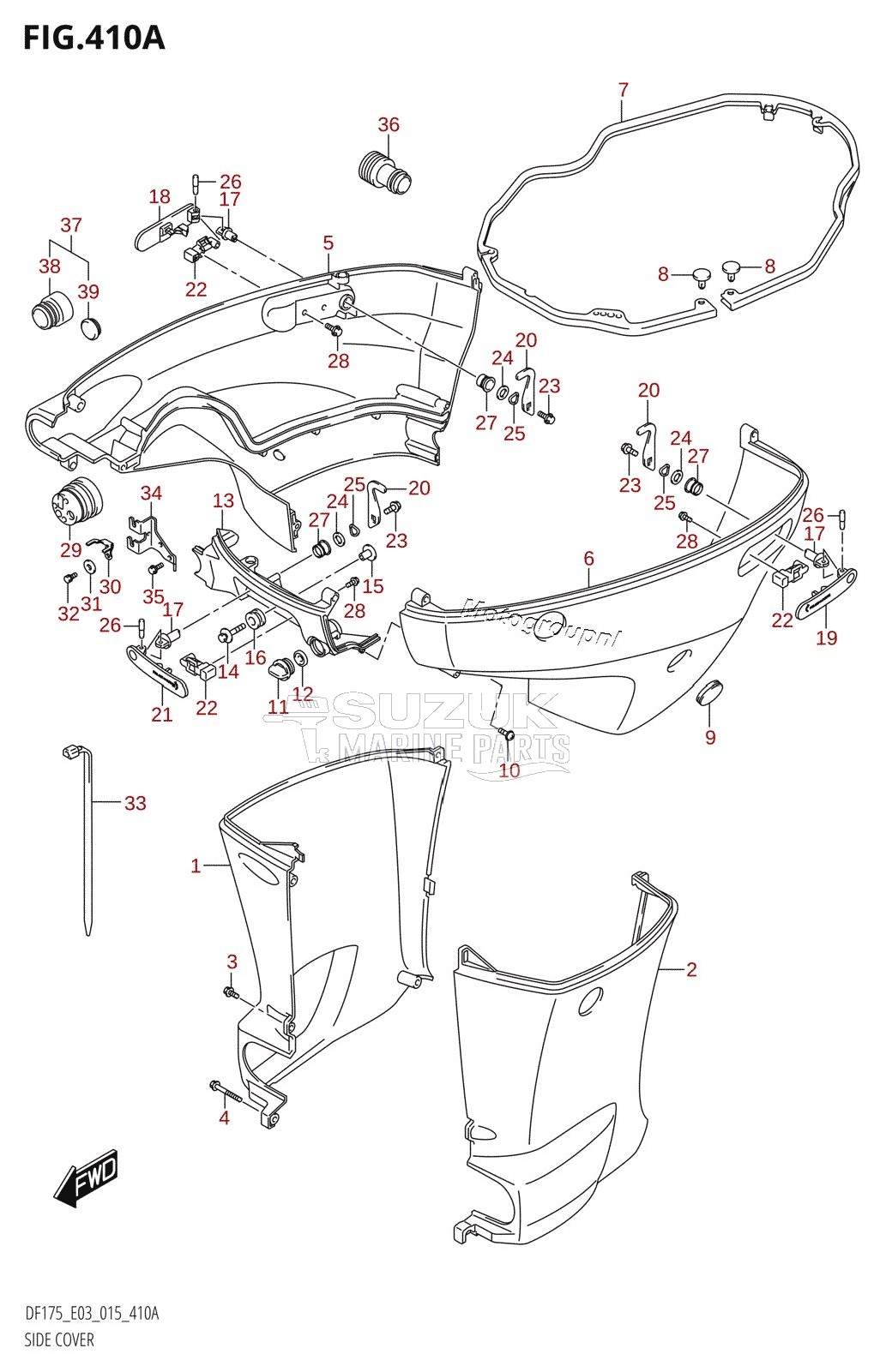 SIDE COVER (DF150T:E03)