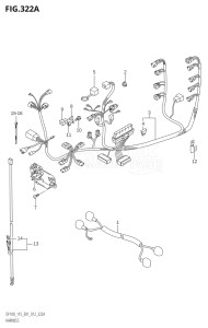 11502F-210001 (2012) 115hp E01 E40-Gen. Export 1 - Costa Rica (DF115T) DF115T drawing HARNESS