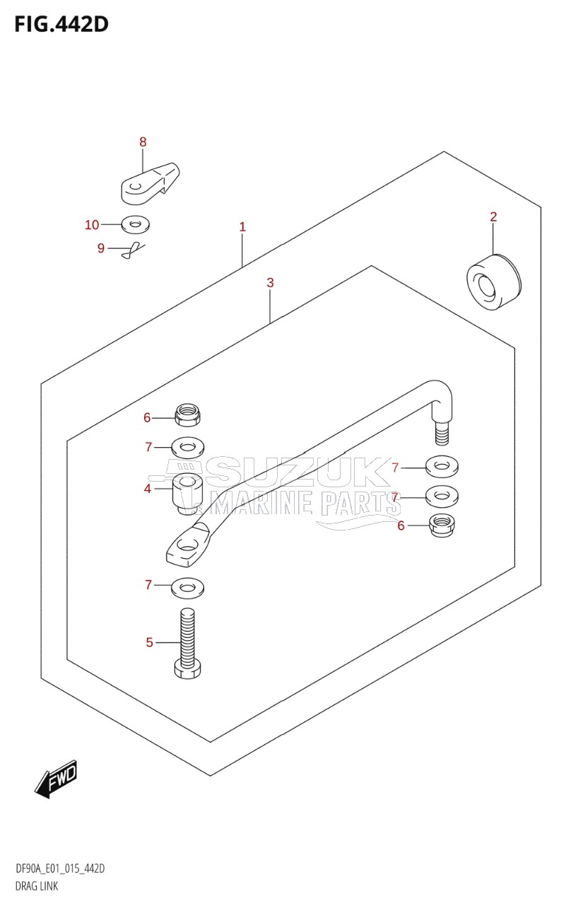 DRAG LINK (DF70ATH:E40)