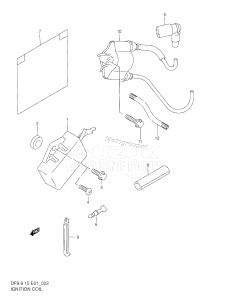 DF9.9 From 00991F-651001-652501 ()  1996 drawing IGNITION COIL