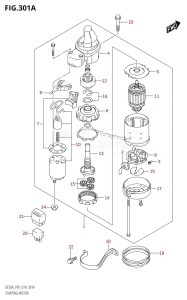 DF20A From 02002F-410001 (P01)  2014 drawing STARTING MOTOR (E-STARTER)