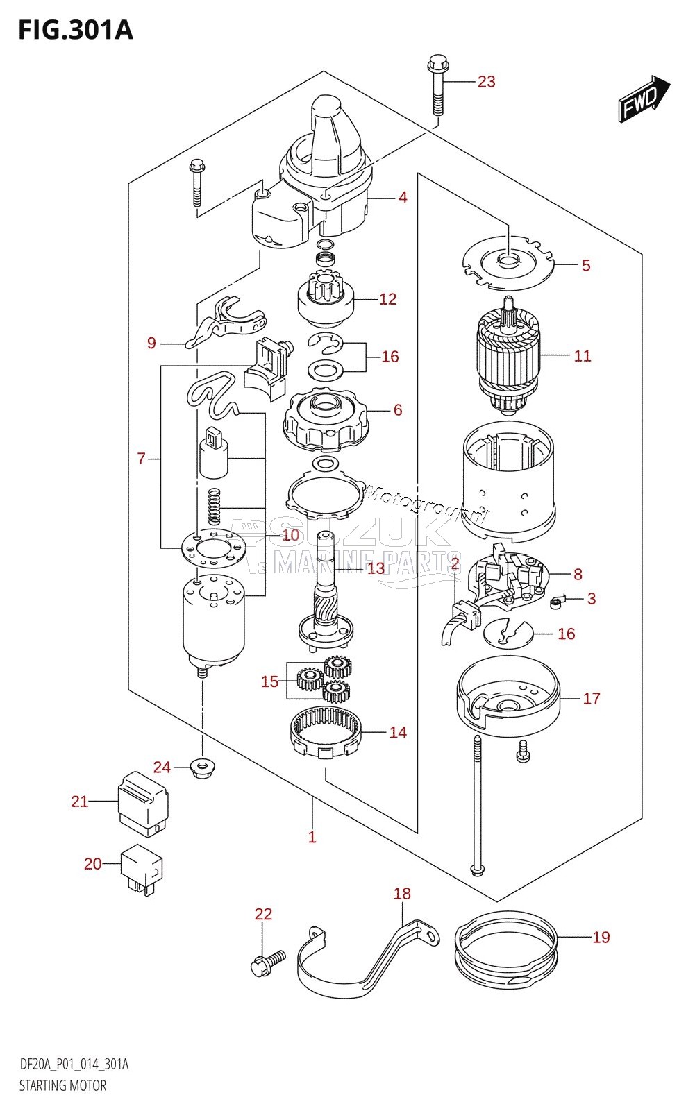 STARTING MOTOR (E-STARTER)