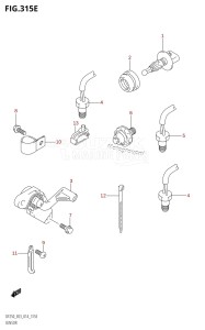 DF225T From 22503F-410001 (E03)  2014 drawing SENSOR (DF250T:E03)