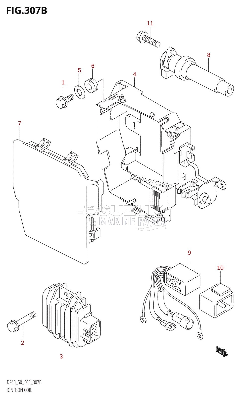 IGNITION COIL (K5,K6,K7,K8,K9,K10)