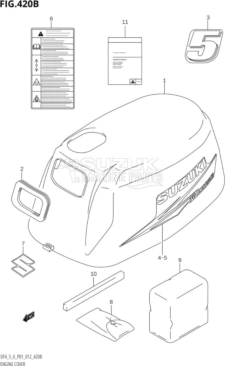 ENGINE COVER (DF5:P01)