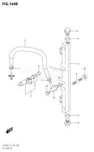 DF140BZG From 14004Z-340001 (E11 E40)  2023 drawing FUEL INJECTOR (E11:(022,023))